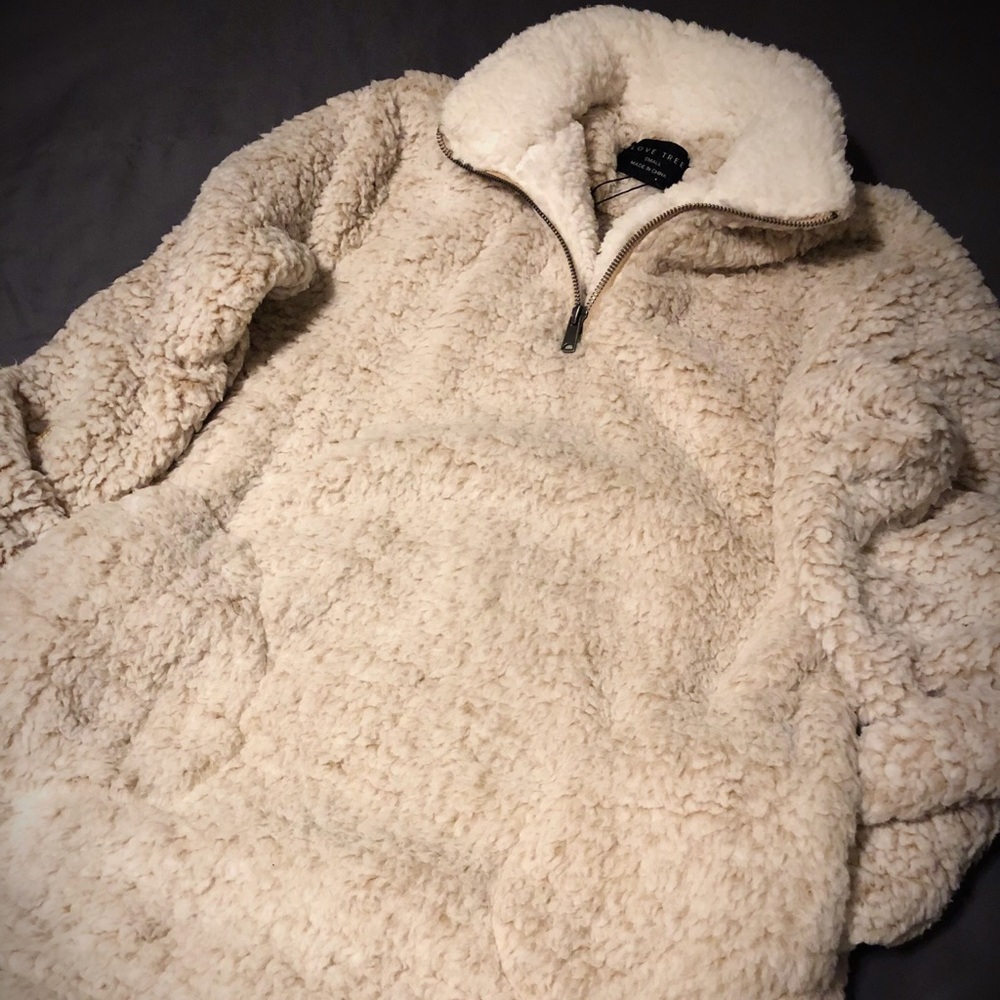 Oatmeal Fleece Pullover